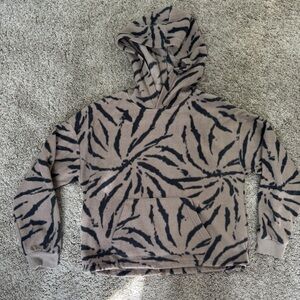 Zebra Print Hoodie